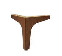 ENWWCH 4PCS Gambe di tavoli con venature del legno for mobili divani Letto Sedia da scrivania Comò Mobile bagno Piedini ricambio 10-17cm Per Tavolo Da Pranzo(17cm)