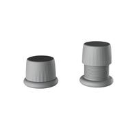 ENWWCH 5 pezzi cuscinetti for mobili antivibranti piedini for for la casa tappetino rialzato paraurti regolabile in altezza silenzioso autoadesivo Per Divano(Grey)