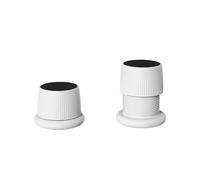 ENWWCH 5 pezzi cuscinetti for mobili antivibranti piedini for for la casa tappetino rialzato paraurti regolabile in altezza silenzioso autoadesivo Per Divano(White)