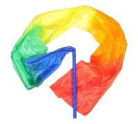 ENWWCH 5 Pezzi, Nastri di Seta Colorati for Danza e Ginnastica, for Adulti Bambini, for, Accessori Sportivi, Lancio, 1, m x 20 cm per Ballerino