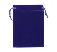 ENWWCH 50 sacchetti di velluto for conservare perline/tè/caramelle/gioielli con coulisse for regalo Natale e matrimonio Per Feste(Blue,8.5x11.5cm)