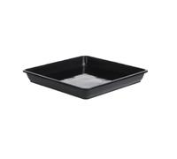 ENWWCH 6 Pezzi di sottovasi for Piante, vassoi in plastica for Interni ed Esterni per Interni Ed Esterni(Black,18x18cm)