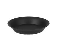ENWWCH 6 Pezzi di vasi da Fiori Giardino Rotondi for Interni ed Esterni, sottovasi for Piante, in plastica per Interni Ed Esterni(Black,7.2x9.8cm)