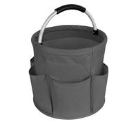 ENWWCH Cestino Pieghevole Versatile da 17 Litri, Borsa Picnic Portatile, Organizer for la Pulizia all'aperto, for Attrezzi Giardinaggio for casa per Attrezzi(Gray)