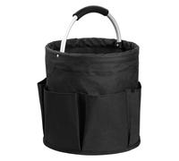 ENWWCH Cestino Pieghevole Versatile da 17 Litri, Borsa Picnic Portatile, Organizer for la Pulizia all'aperto, for Attrezzi Giardinaggio for casa per Attrezzi(Black)