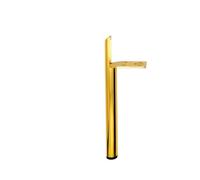 ENWWCH Gambe di supporto ispessite in metallo Piedi del divano Piedini dell'hardware tavolo da tè Bordo dell'armadietto bagno Per Tavolo Da Pranzo(Gold 15cm)