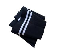 ENWWCH Giacca in Maglia Elastica Lunga 87 cm Larga 14 cm con Filo di Stoffa Collo-Collo Stretto Giacca a Coste Chiusura Piedino Porta allungamento Filo per Polsini(Black White)