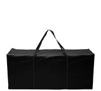 ENWWCH Organizer for mobili da giardino for esterni, borsa portaoggetti for cuscini, impermeabile, resistente, in tessuto Oxford antistrappo Per Cuscini(Black 122x39x55cm)