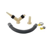 Enwye 1 set di tubi di scarico estesi tre in uno, compatibili con lavatrici e asciugatrici (lunghezza del tubo 0,3 metri)