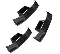 Enwye 3 Pezzi Mini Spoiler per Auto, alettone Posteriore Universale Mini in Fibra di Carbonio con Texture Decorazione Accattivante, Accessori Esterni per Auto per Uomo e Donna (Nero)