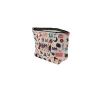 Enwye Borsa cosmetica Reversibile in Lino con Stampa Taylor, Dimensioni 25x17 cm, Adatta a Varie Occasioni, Ideale Come Regalo per Donne, Amanti della Musica, ECC. (A)