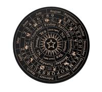 Enwye Tavola Divinatoria Con Pendolo, Con 26 Lettere, Segni Zodiacali E Descrizioni Di Testo Dalla A Alla Z, Cartomanzia, Forniture Per Stregoneria