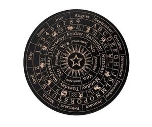 Enwye Tavola Divinatoria Con Pendolo, Con 26 Lettere, Segni Zodiacali E Descrizioni Di Testo Dalla A Alla Z, Cartomanzia, Forniture Per Stregoneria