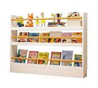 ENWYTE Libreria Dietro la Porta Scaffale for Libri a Parete Espositore a 3-5 Livelli Portadepliant Salvaspazio Camera da Letto Soggiorno Sala Giochi Mostre Ufficio Spettacolo(80*10*89cm)