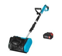 ENWYTE Pala da neve senza fili Spazzaneve elettrico ricaricabile Motore brushless da 1200 W Portatile Larghezza 31 cm Batteria ad alta capacità da 4,0 Ah Rimozione efficiente della neve(1 battery)