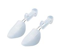 EnxJire Allarga Scarpe 1 paio uomo donna regolabile in plastica for barelle for scarpe supporto for stivali albero for scarpe previene l'espansore for scarpe deformato dalle pieghe(White for man)