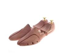 EnxJire Allarga Scarpe Forma for scarpe regolabile da uomo a doppio tubo in legno di cedro rosso(EU 45 46)