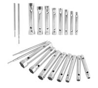 EnxJire Chiavi a Tubo Set di chiavi a tubo da 10/20 pezzi for valvola doccia in acciaio al carbonio, installazione rubinetto a doppia estremità(20PCS color 1)