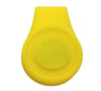 EnxJire Clip per Cappello da Golf Clip for Cappello da Golf Magnete Premium in Silicone Magnetico insapore Indicatore for Pallina da Golf for la calibrazione della Posizione(Yellow)