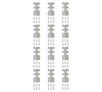 EnxJire Protezione del battiscopa in Metallo Protezioni angolari Vintage in Metallo for mobili con battiscopa Eleganti, Protezione Decorativa Antica in Scatola di Legno(Color 1 12pcs)