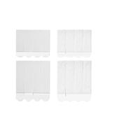 EnxJire Strisce Appendi Quadri 12/24 paia di nastro bianco strisce for appendere quadri e cornici senza danni for con gancio for adesivi da parete(24pairs-S and L)