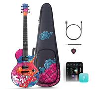 Enya Chitarra Elettrica Shinichi Kobayashi Signature Loong Nova Go Sonic Guitarra elettrica in fibra di carbonio con altoparlante wireless da 10 W, preimpostazioni integrate, cavo di ricarica