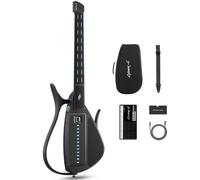 Enya CYBER-G Chitarra Smart Innovativa - Senza Corde Chitarra Travel Guitar portatile & Silent E-Guitar con tasti LED, Drum & Bass, centinaia di suoni, altoparlante integrato per apprendimento rapido