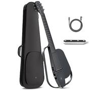 Enya NEXG 2 Chitarra elettroacustica Silenziosa 38" Fibra Carbonio Nera | speaker wireless da 80W. Ideale per adulti. Set completo: pedale switch, cavo USB e custodia inclusi.