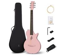 Enya Nova Go Chitarra Acustica da 35" in Fibra di Carbonio(rosa)