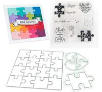 Enyolidimk Fustelle per realizzare biglietti fai da te, scrapbooking, album fotografici, fustelle decorative in carta goffrata