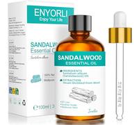 ENYORLI Olio Essenziale Sandalo 100ml, Aroma Legnoso per Diffusore