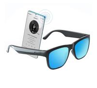 Enzemit GS01 Smart Bluetooth Occhiali da sole, occhiali da sole audio con altoparlante, lente polarizzata, controllo touch, musica aperta e mani libere (blu)