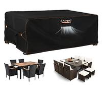 Enzeno Set di coperture per mobili da giardino, impermeabili, per sedie da pranzo e tavolini da caffè, rettangolari, resistenti alle intemperie, per esterni, 213 cm di lunghezza x 111 cm di larghezza