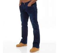 Enzo Bootcut Jeans Uomo Gamba Larga Elasticizzato Pantaloni Svasato Tutti Taglie