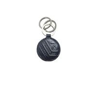 Enzo Castellano Portachiavi in Pelle con Ciondolo Compatibile con SSC Napoli