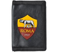 Enzo Castellano PORTAFOGLIO PORTAMONETE A S ROMA PRODOTTO UFFICIALE NERO CON