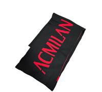 Enzo Castellano Sciarpa AC Milan Nera con Scritta Rossa