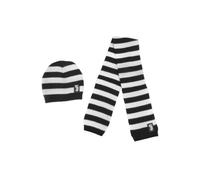 ENZO CASTELLANO Set Sciarpa e Cappello Bambino 6-24 Mesi per Juventus Nero Unica