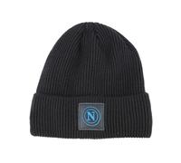 Enzo Castellano SSC NAPOLI Cappello Skipper a Maglia con Patch Pelle Ricamato e Interno in Pile 50% PC 50% PL 123462