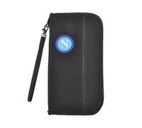 Enzo Castellano SSC NAPOLI 121847 SSCN, Accessori da Viaggio-Porta passaporto Unisex-Adulto, Grigio, 23,5x12x3 cm