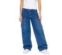 Enzo Donna Largo Jeans Donna Gamba Larga Elasticizzato Jeans Pantaloni