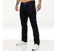 Enzo Gamba Dritta Jeans Uomo Regular Elasticizzato Pantaloni Tutti Taglia UK