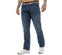 Enzo Jeans Dritti Uomo Denim Pantaloni Regolari Lavoro Tutte Le Taglie UK