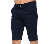Enzo Pantaloncini Chino da Uomo Slim Cotone Stretch Estivo Casual Spiaggia