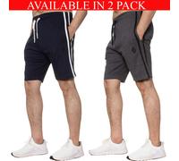 Enzo Pantaloncini da Uomo Lounge Pigiama Pantaloni Palestra Jersey Notte Pj Metà