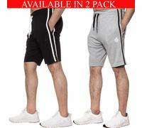 Enzo Pantaloncini da Uomo Lounge Pigiama Pantaloni Palestra Jersey Notte Pj Metà