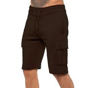 Enzo Pantaloncini Pile Uomo Stile Militare Elasticizzato Corsa Jogging