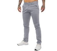 Enzo Pantaloni Chino Uomo Slim Cotone Stretch Skinny Jeans Tutte Le Taglie UK