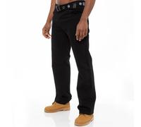 Enzo Pantaloni Da Lavoro In Denim Pesante A Gamba Dritta Taglie UK