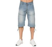 Enzo Uomo Pantaloncini Regular Dettaglio Firmato Casual Ginocchio Lunghezza Metà
